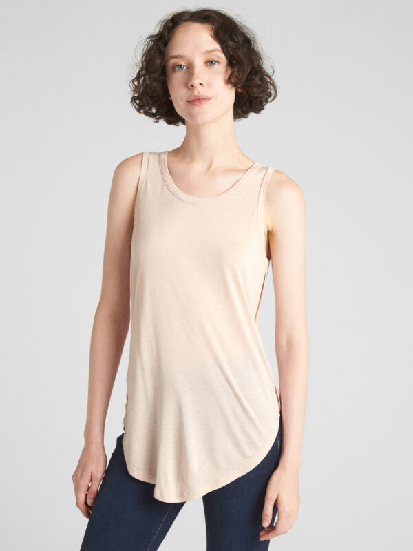 GapFit Tulip-Front Tank Top
